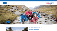 Desktop Screenshot of intersport-pittl.at